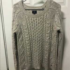 American Eagle Cream Sweater